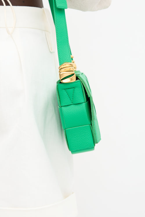 Bottega Veneta Intreccio Leather Medium Cassette Bag