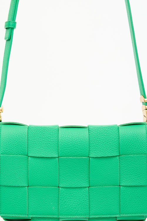 Bottega Veneta Intreccio Leather Medium Cassette Bag