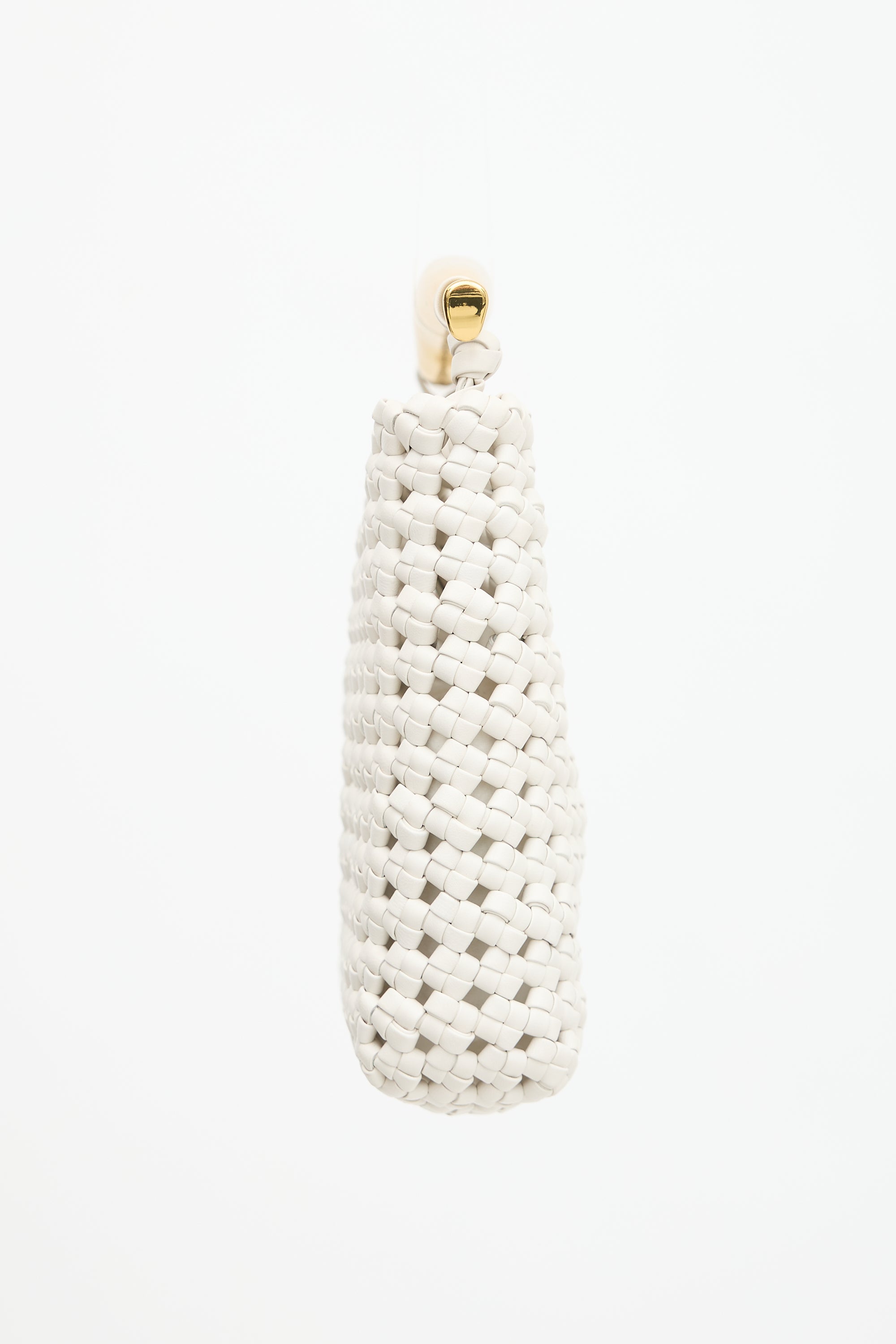 Bottega Veneta Leather Crochet Sardine Bag