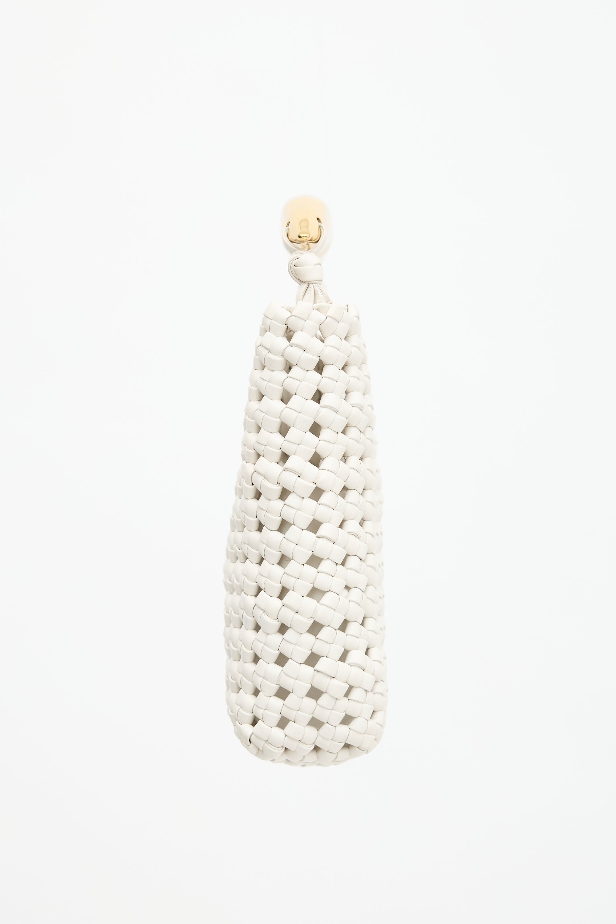 Bottega Veneta Leather Crochet Sardine Bag