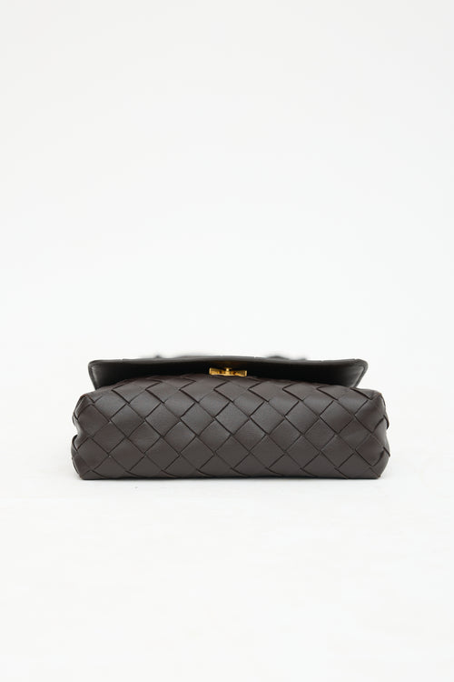 Bottega Veneta Leather Intrecciato Crossbody Bag