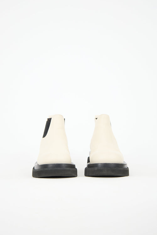 Bottega Veneta Leather Lug Chelsea Boot