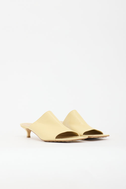 Bottega Veneta Leather Stretch Mule