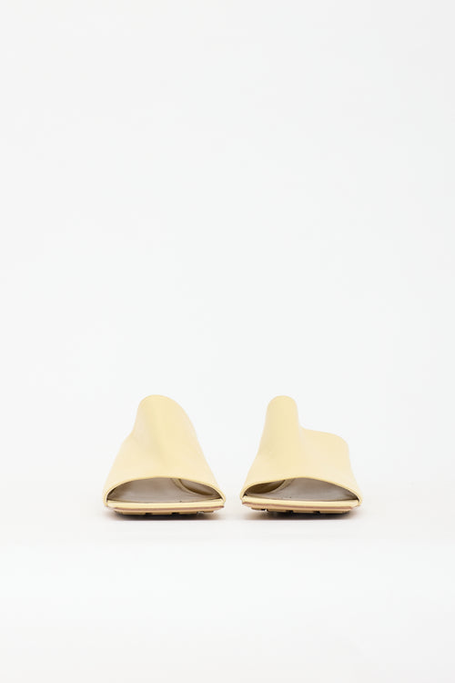 Bottega Veneta Leather Stretch Mule