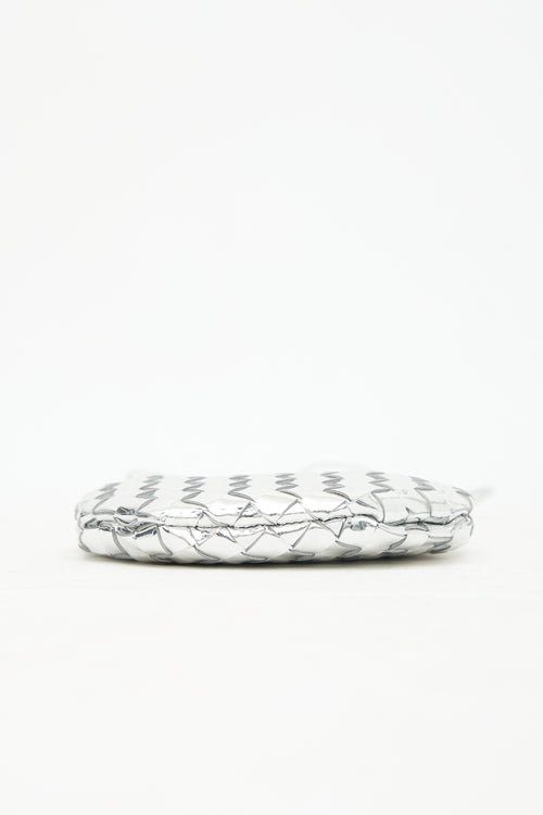 Bottega Veneta Metallic Patent Mini Sardine Bag