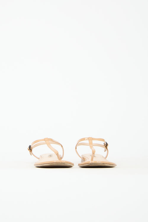 Bottega Veneta Patent Leather Sandal