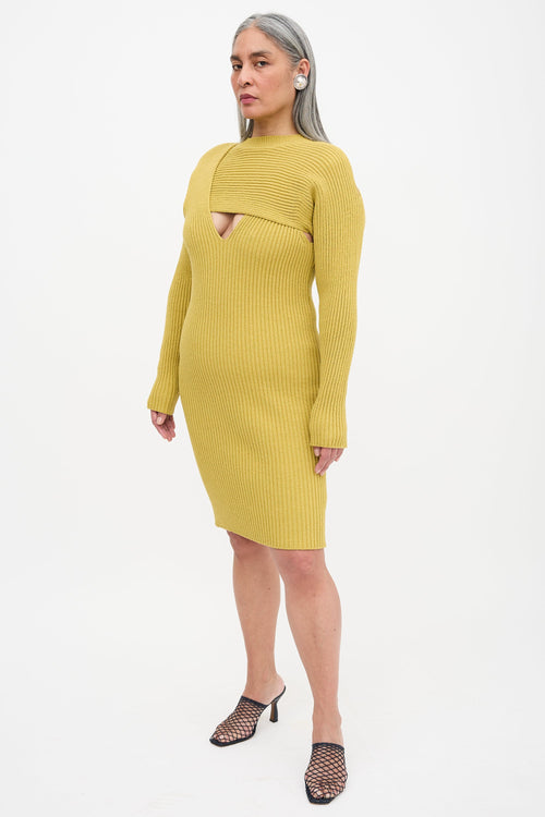 Bottega Veneta Pre Fall 2020 Ribbed Dress