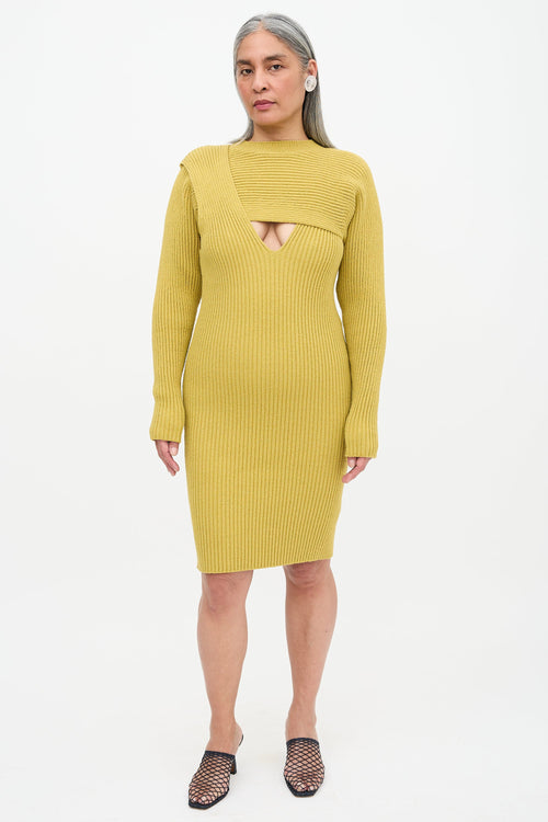 Bottega Veneta Pre Fall 2020 Ribbed Dress