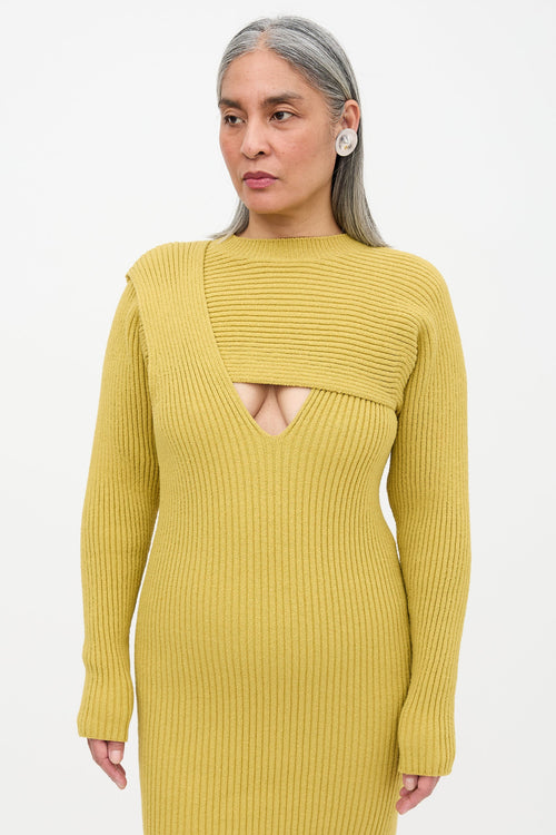Bottega Veneta Pre Fall 2020 Ribbed Dress