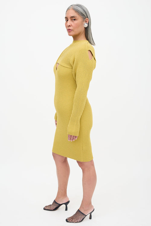 Bottega Veneta Pre Fall 2020 Ribbed Dress