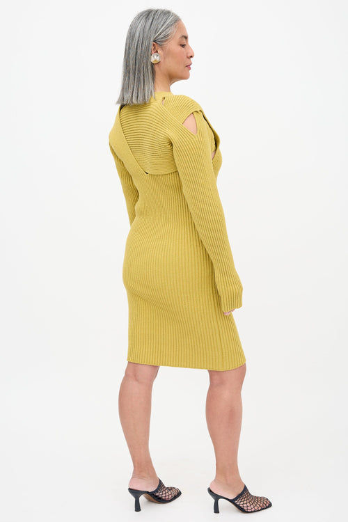 Bottega Veneta Pre Fall 2020 Ribbed Dress