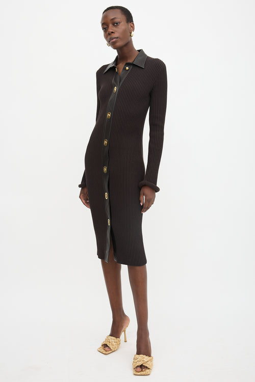 Bottega Veneta Pre-Fall 2020 Wool Ribbed Dress