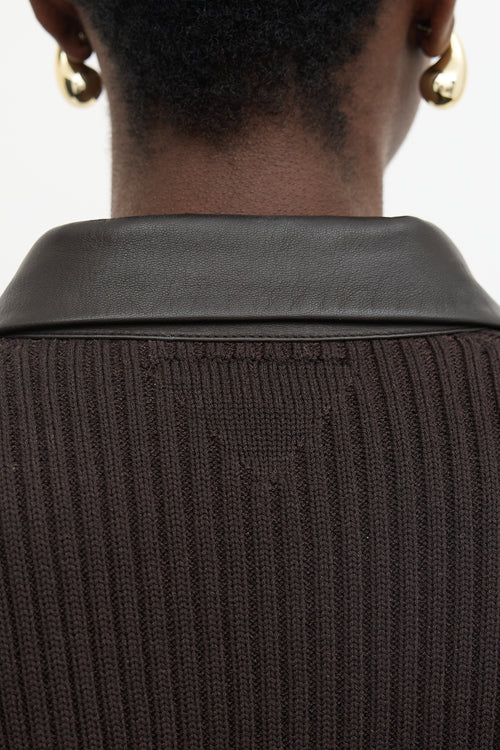 Bottega Veneta Pre-Fall 2020 Wool Ribbed Dress