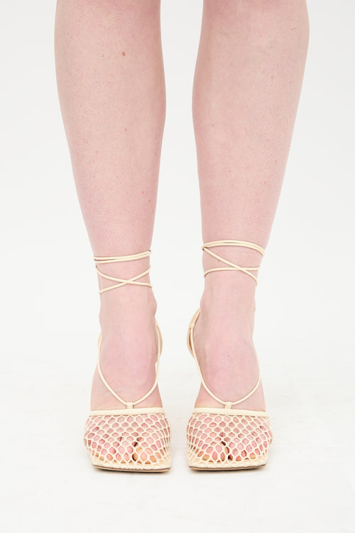 Bottega Veneta Woven Stretch Web Sandal