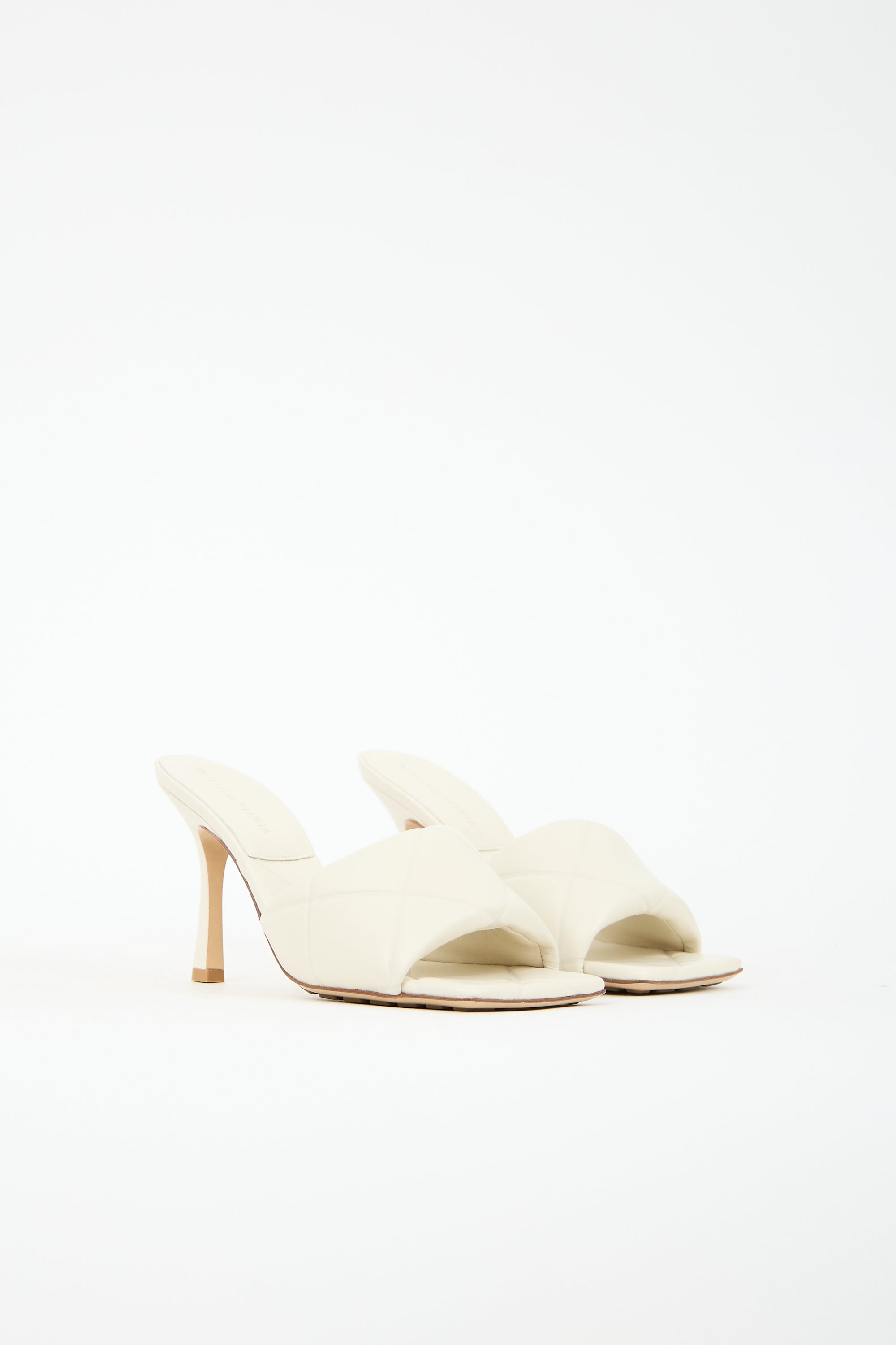 Bottega Veneta Leather Padded Stretch Mule
