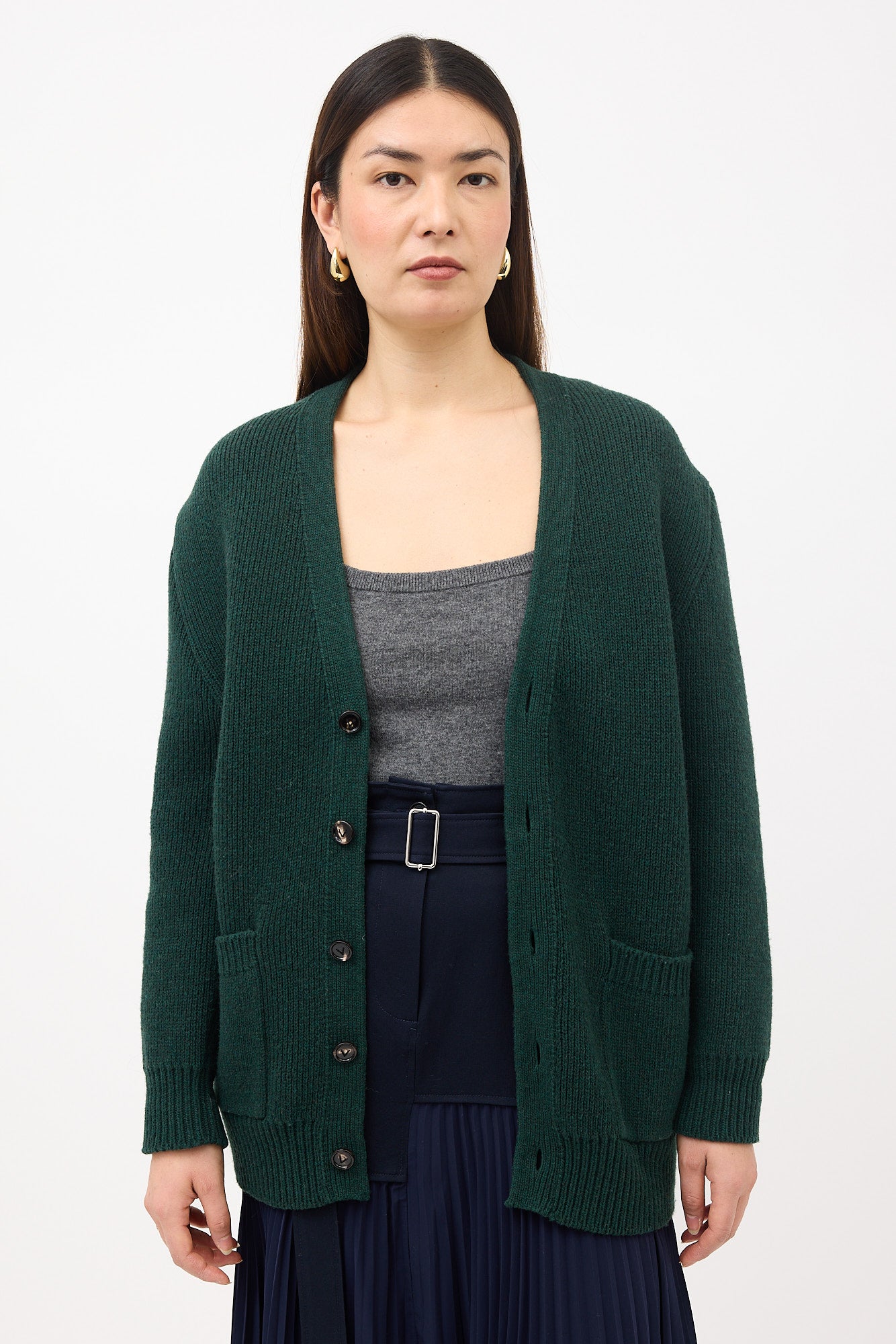 Bottega Veneta Wool Oversized Cardigan