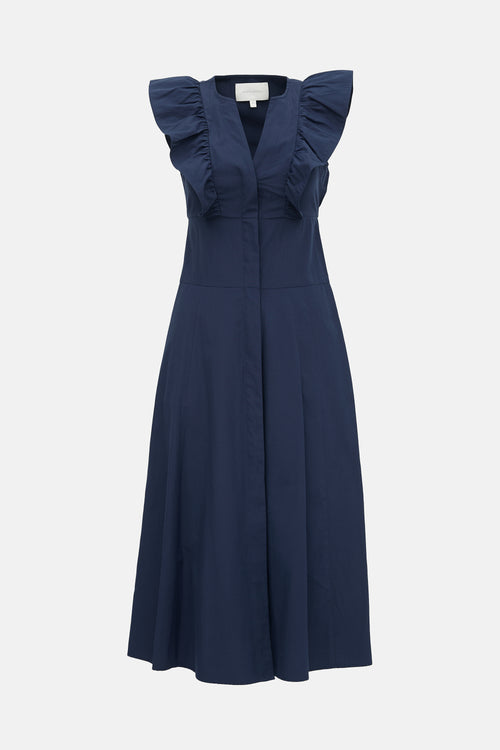 Brochu Walker Ruffled Midi Dress