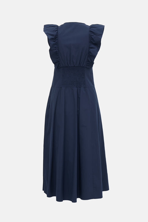 Brochu Walker Ruffled Midi Dress
