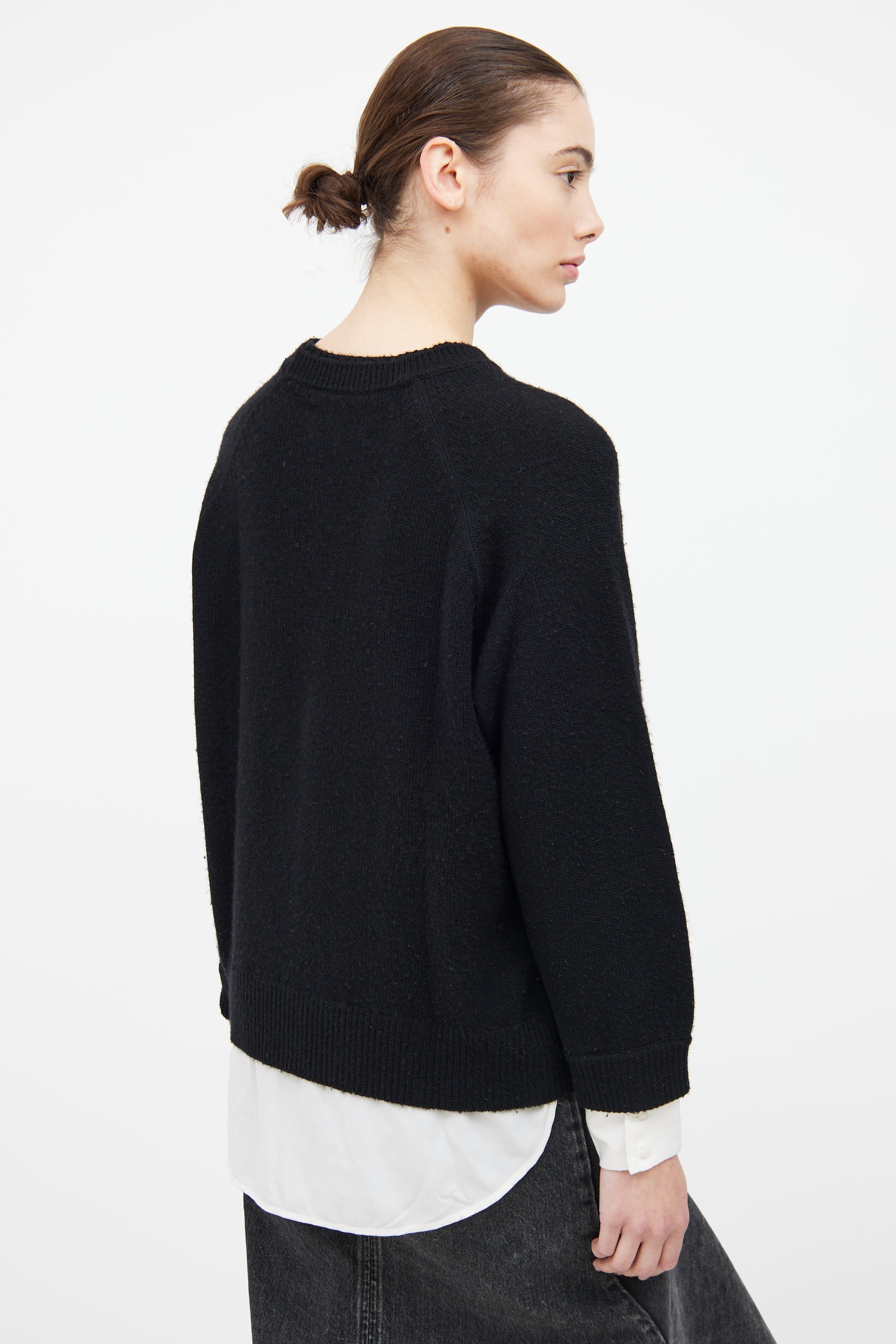 Brochu Walker Black Layered Sweater