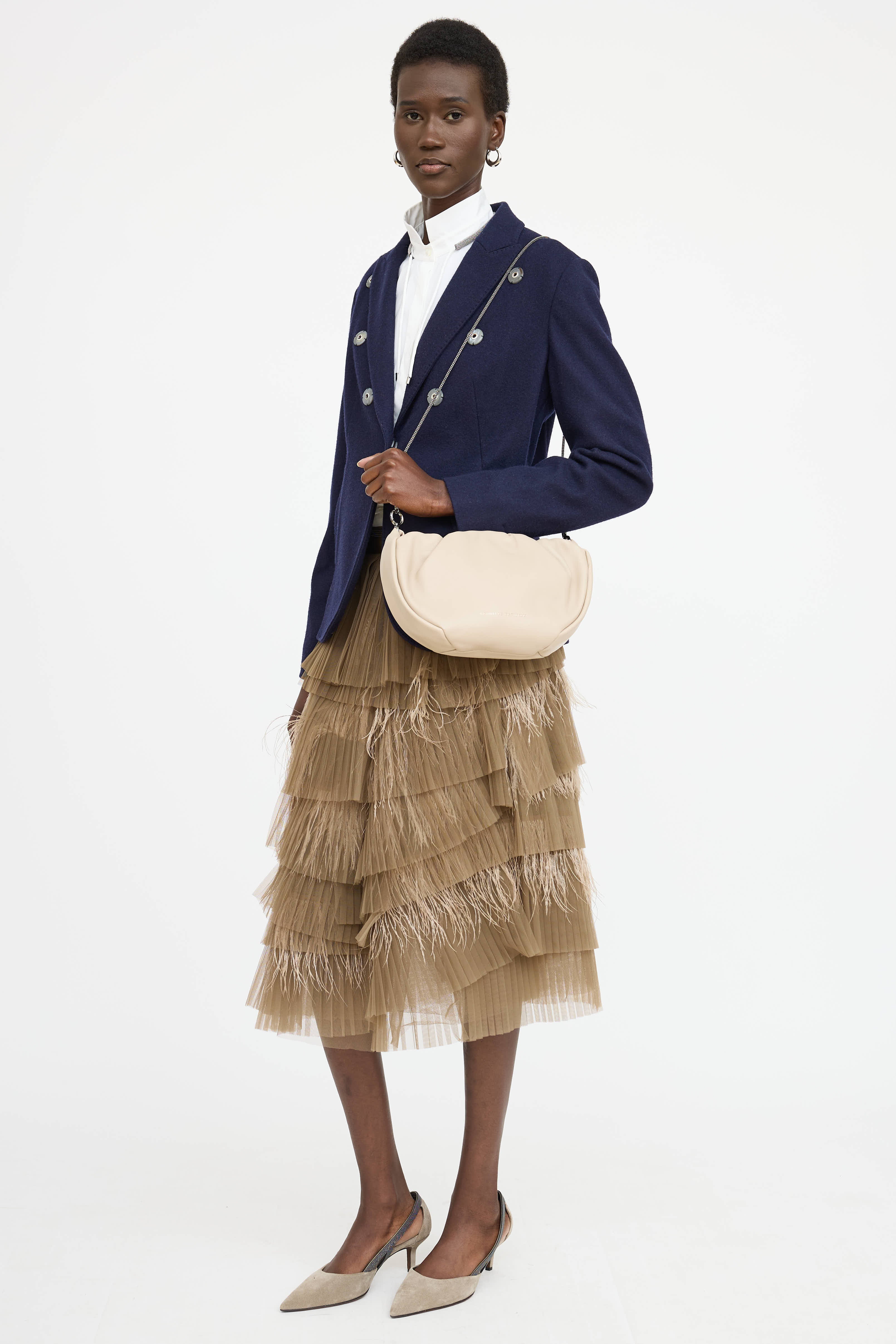 Brunello Cucinelli Brioche Hobo Bag