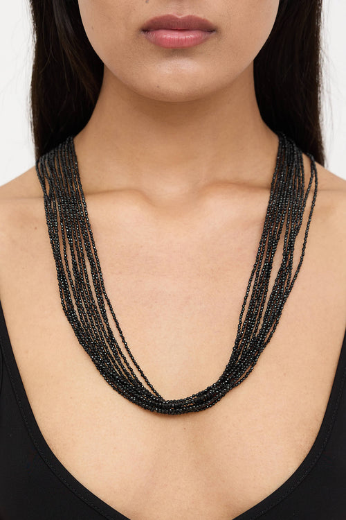 Brunello Cucinelli Beaded Wrap Necklace