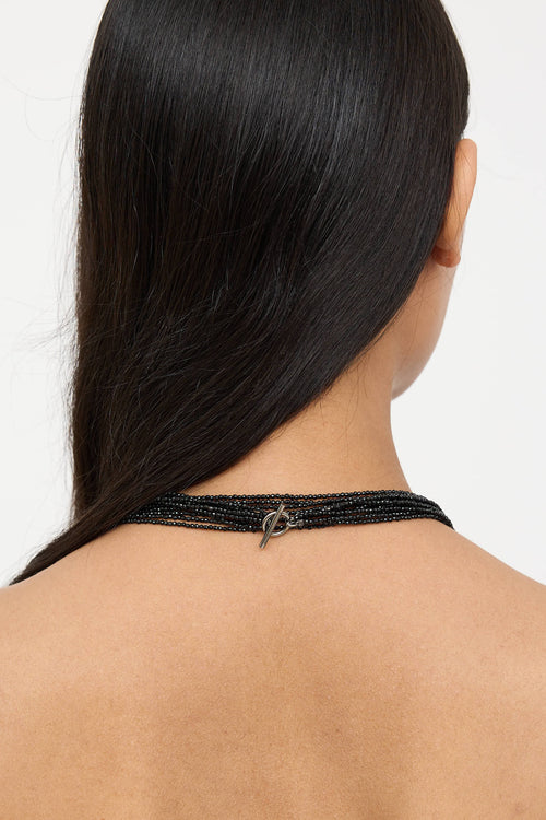 Brunello Cucinelli Beaded Wrap Necklace