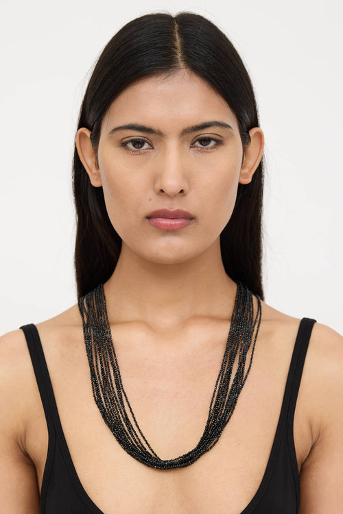 Brunello Cucinelli Beaded Wrap Necklace