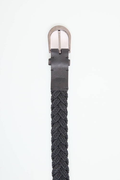 Brunello Cucinelli Woven Monili Belt