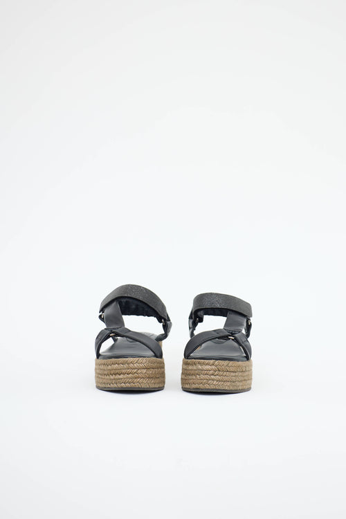 Brunello Cucinelli Monili Espadrill Sandal