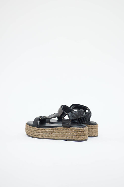 Brunello Cucinelli Monili Espadrill Sandal