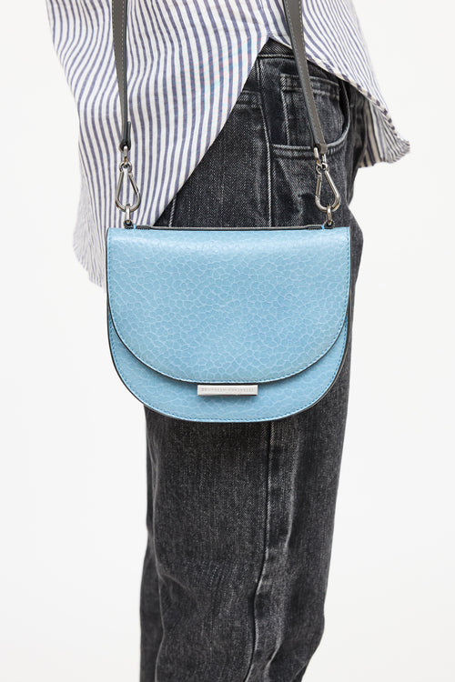 Brunello Cucinelli Leather Embossed Monili Bag