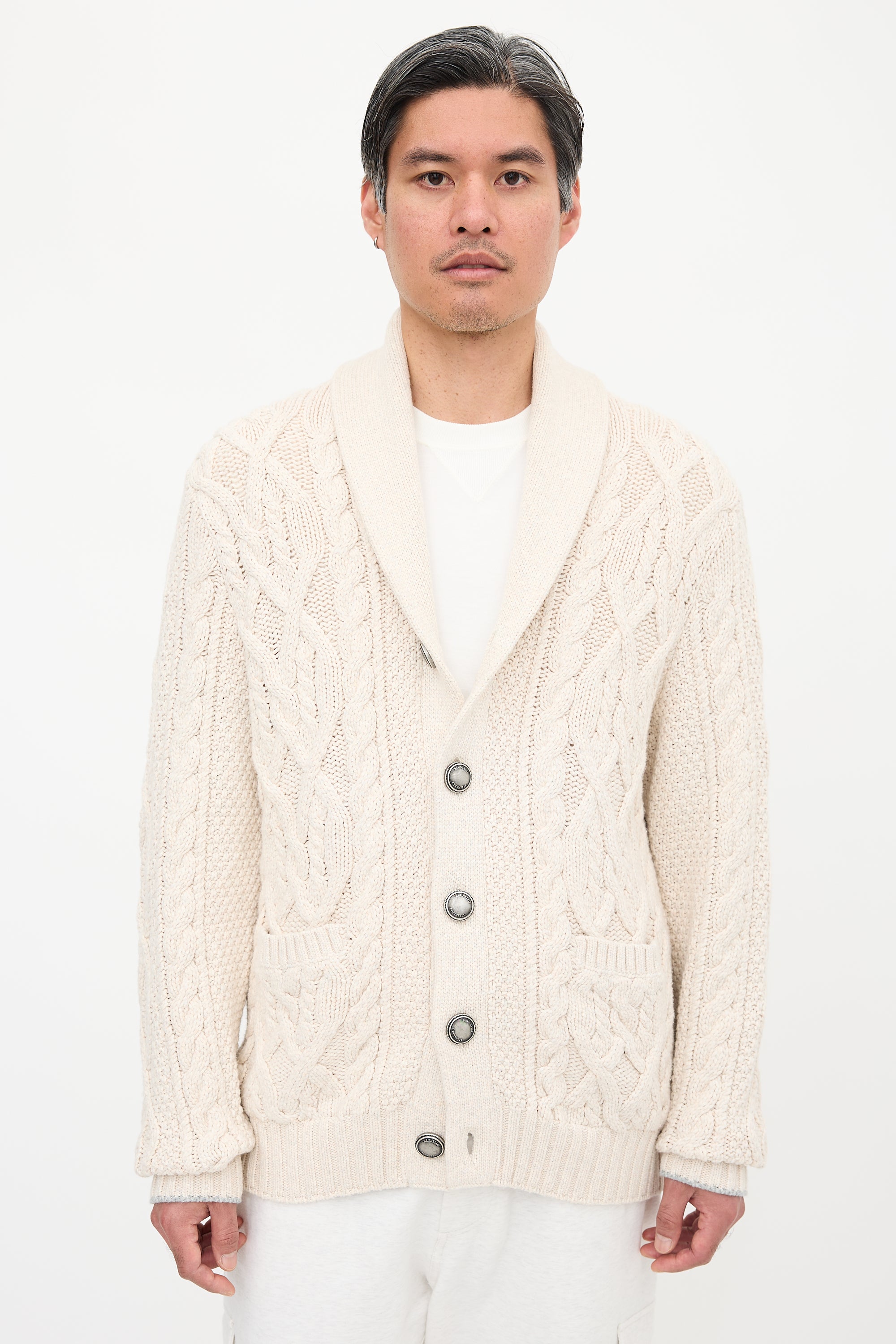Brunello Cucinelli Cable Knit Cardigan