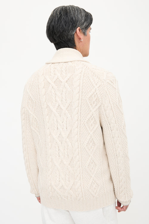 Brunello Cucinelli Cable Knit Cardigan