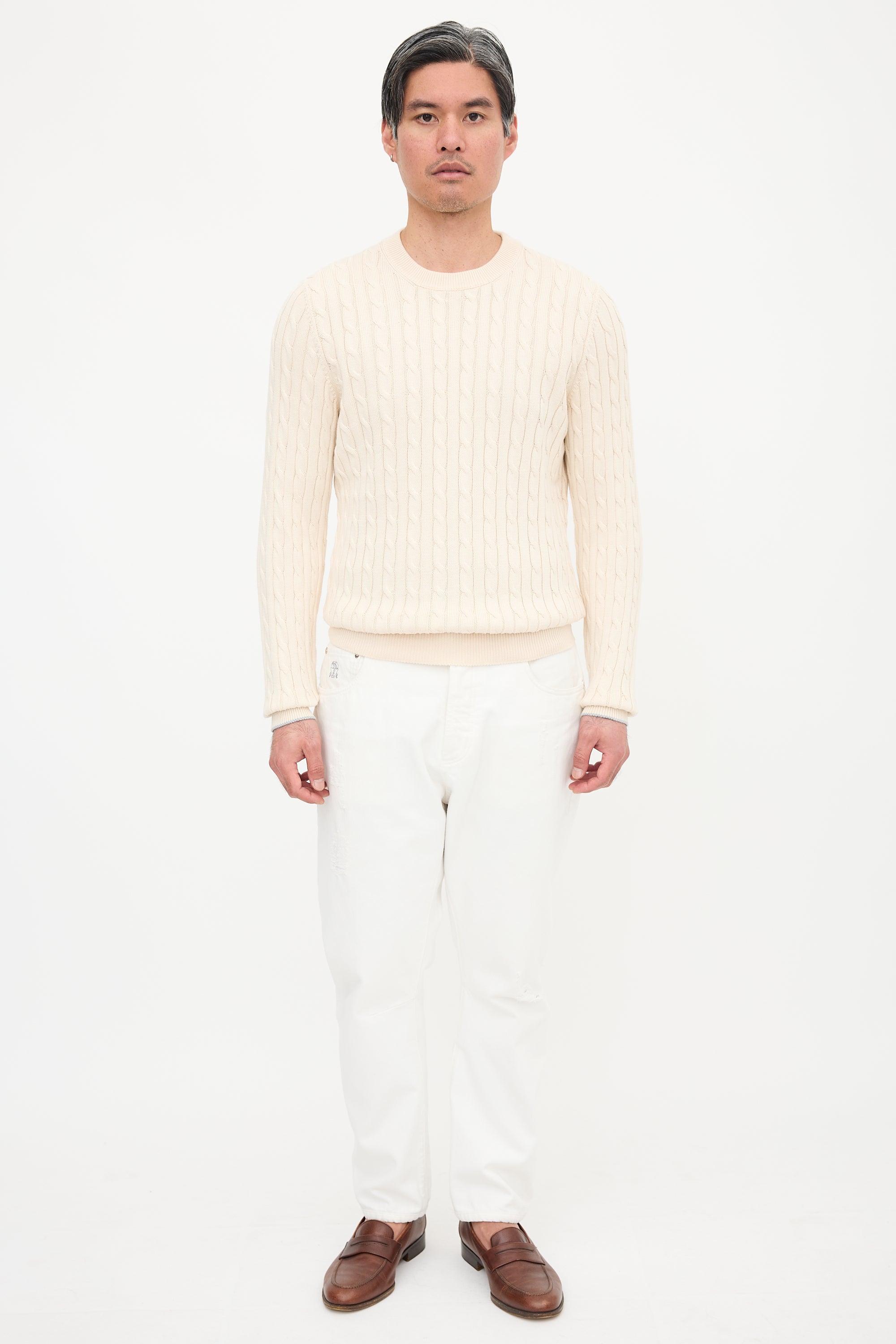 Brunello Cucinelli Cable Knit Sweater