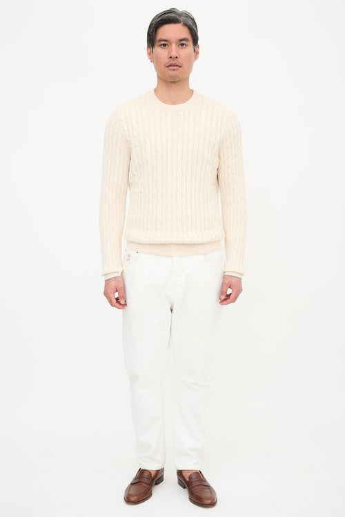 Brunello Cucinelli Cable Knit Sweater