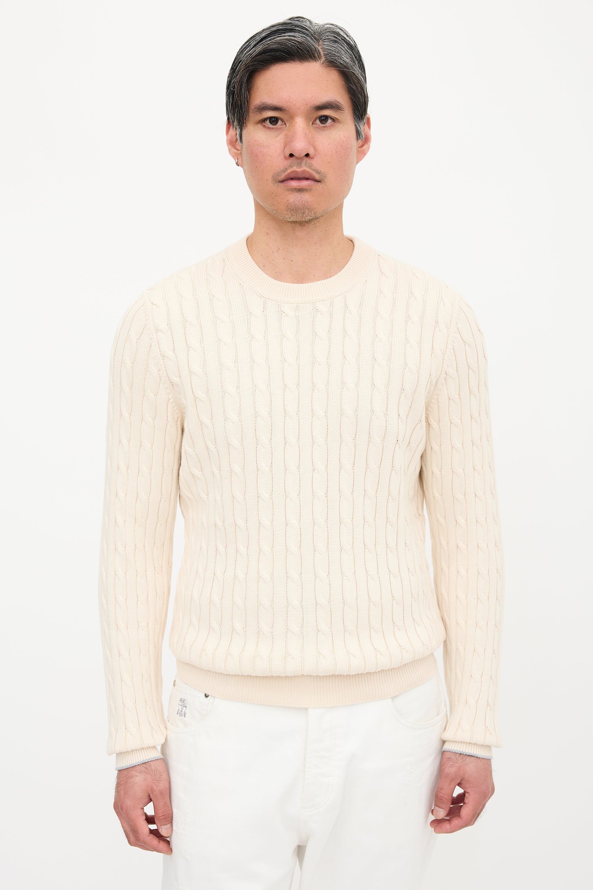 Brunello Cucinelli Cable Knit Sweater