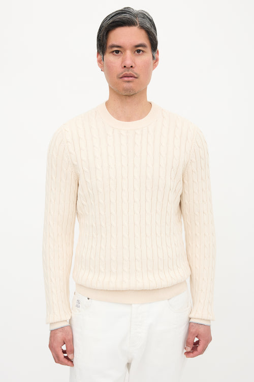 Brunello Cucinelli Cable Knit Sweater