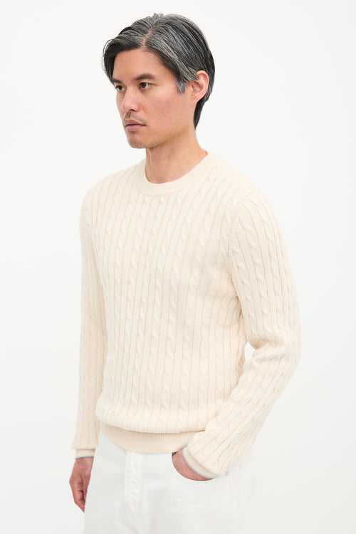Brunello Cucinelli Cable Knit Sweater