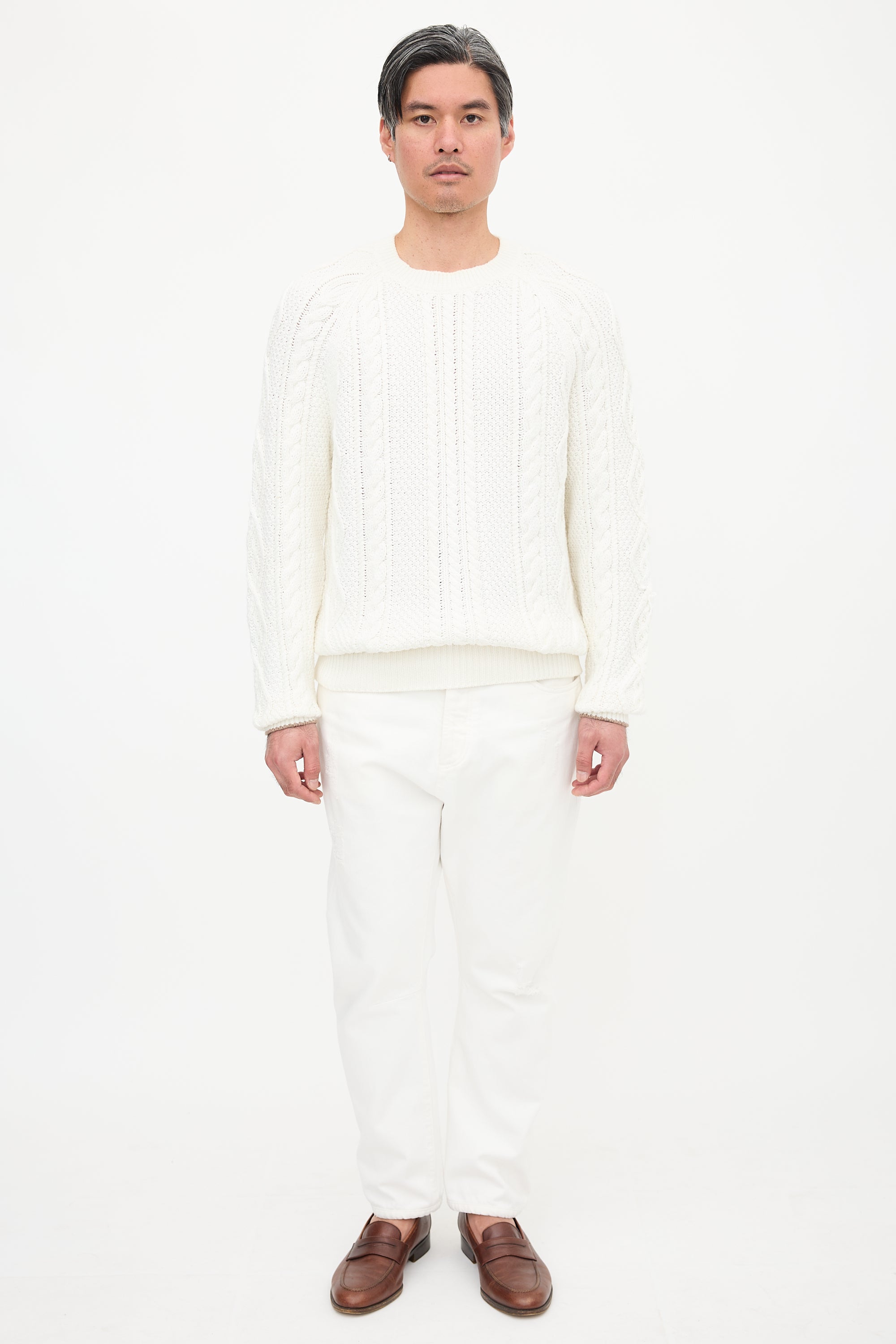 Brunello Cucinelli Cable Knit Sweater