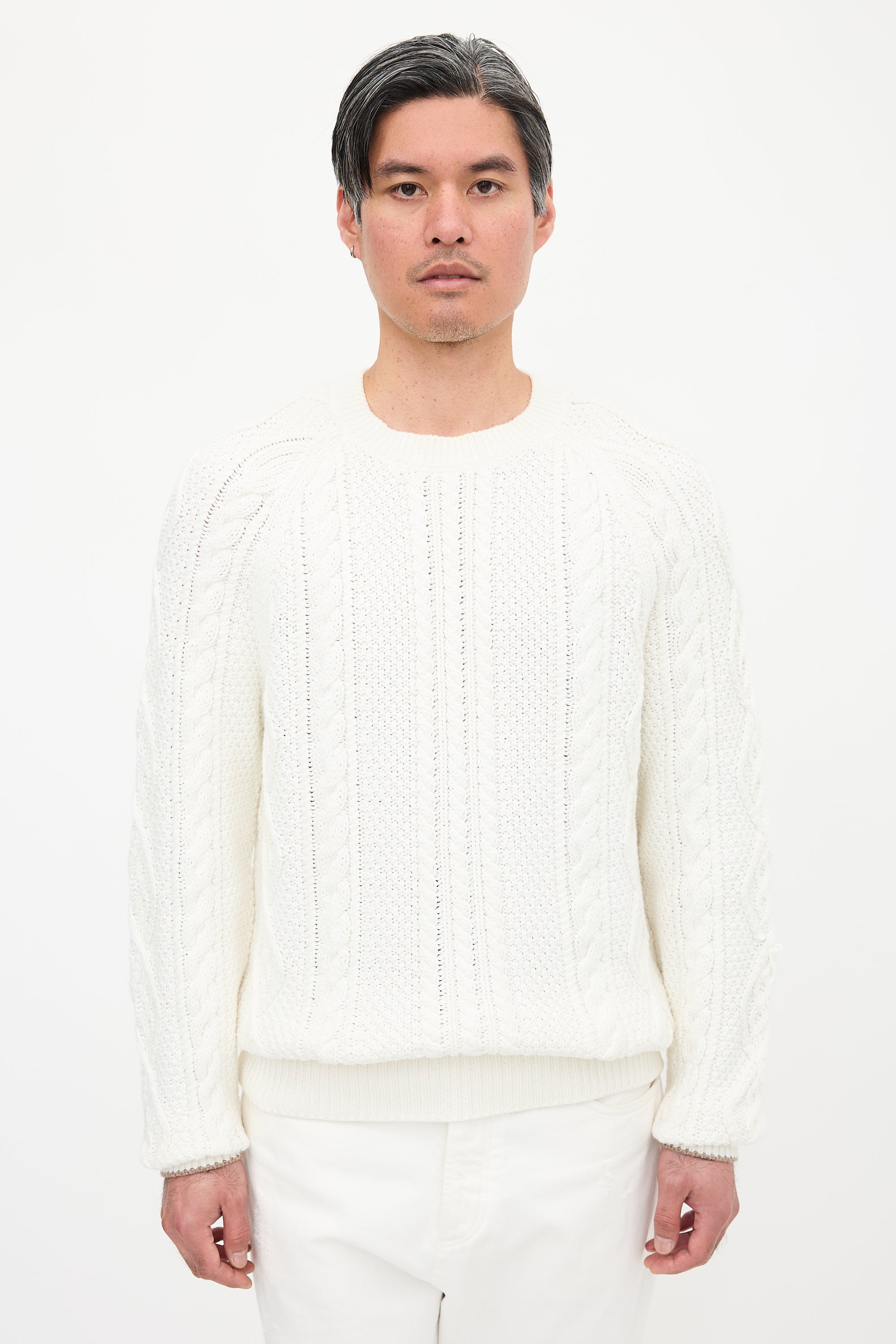 Brunello Cucinelli Cable Knit Sweater