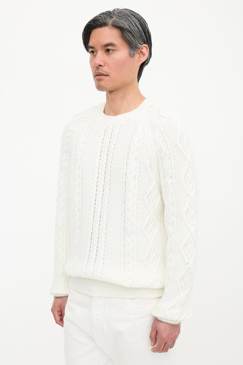Brunello Cucinelli Cable Knit Sweater