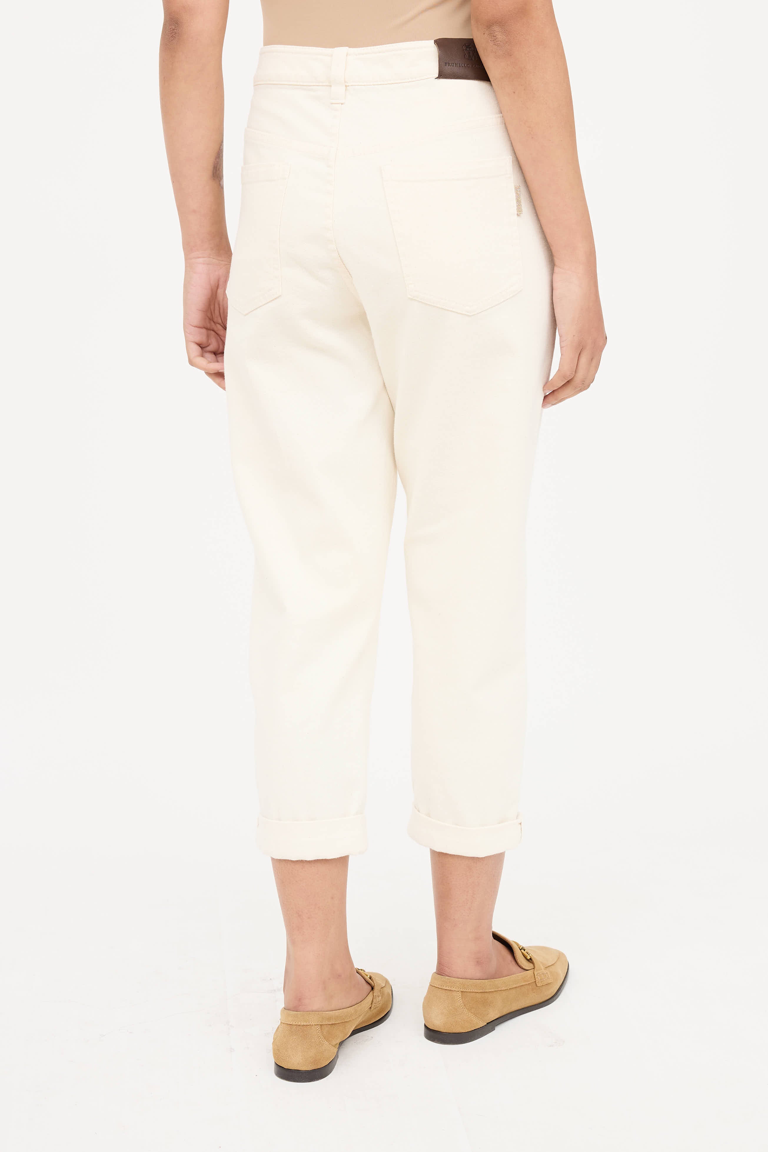 Brunello Cucinelli Denim Tapered Jeans