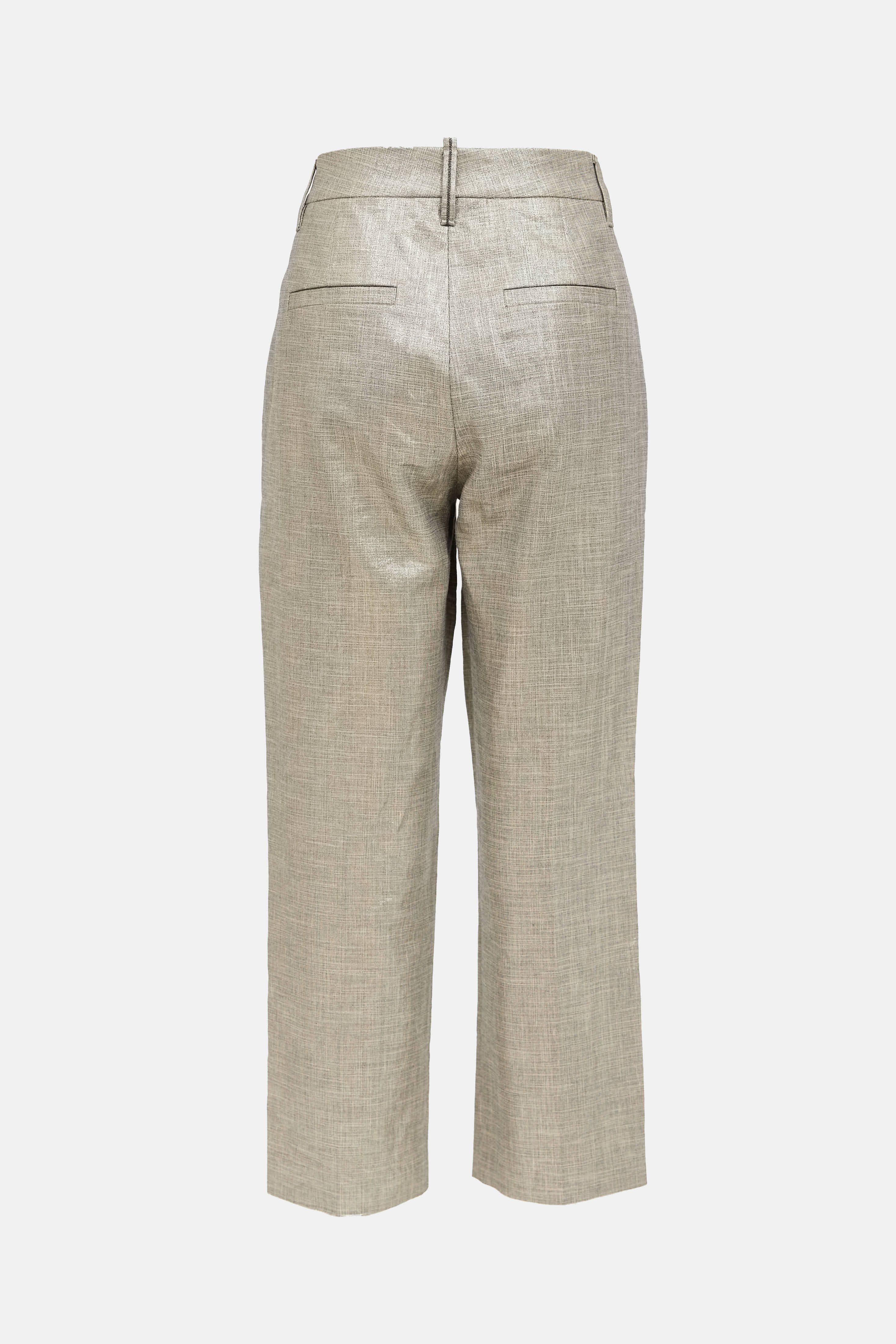 Brunello Cucinelli Cotton Coated Pant