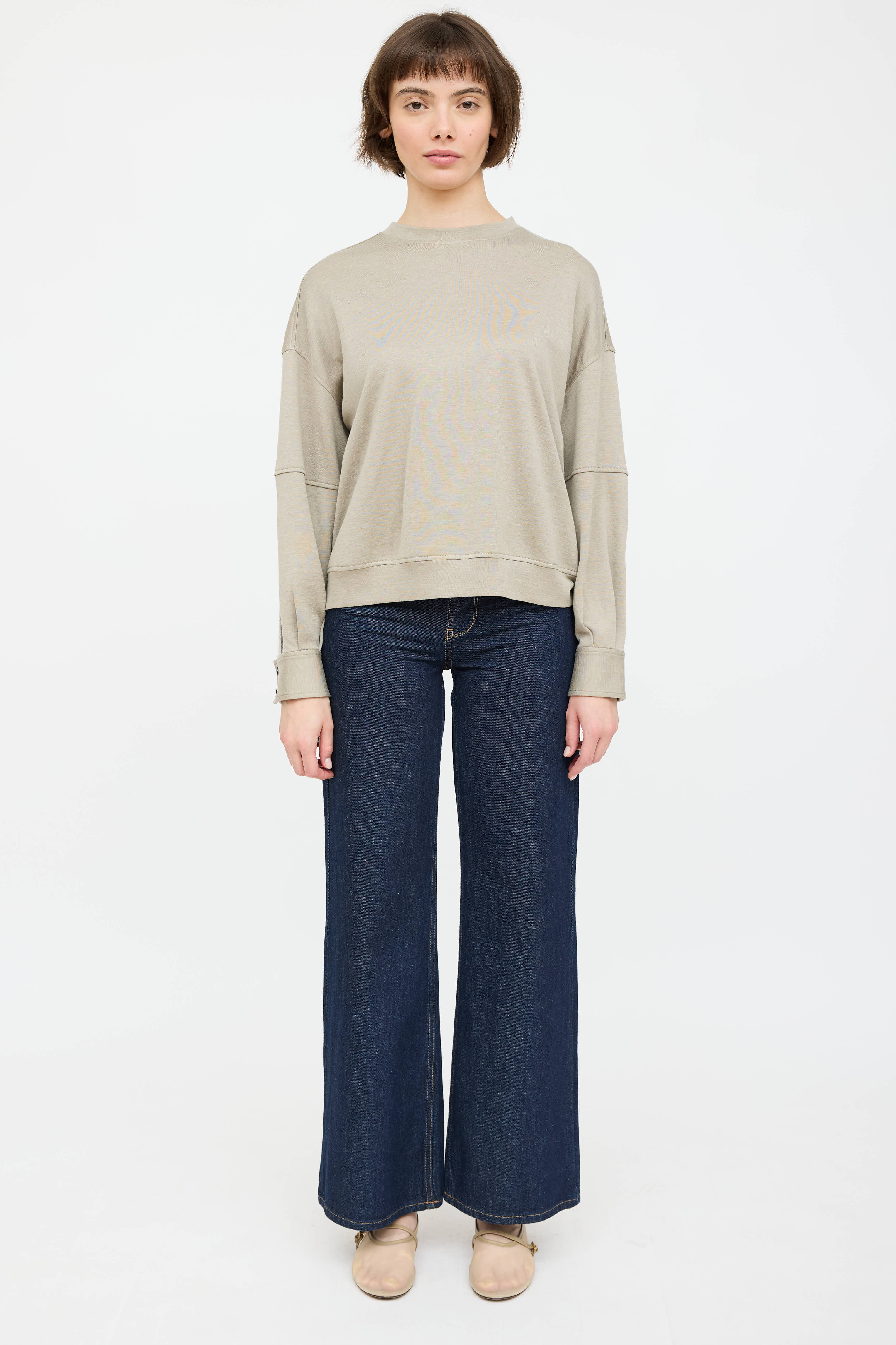 Brunello Cucinelli Monili Trim Panelled Top