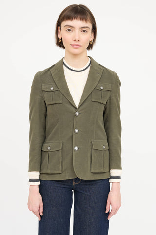 Brunello Cucinelli Cotton Cashmere Blazer