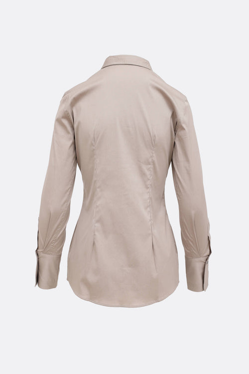 Brunello Cucinelli grey long sleeve shirt