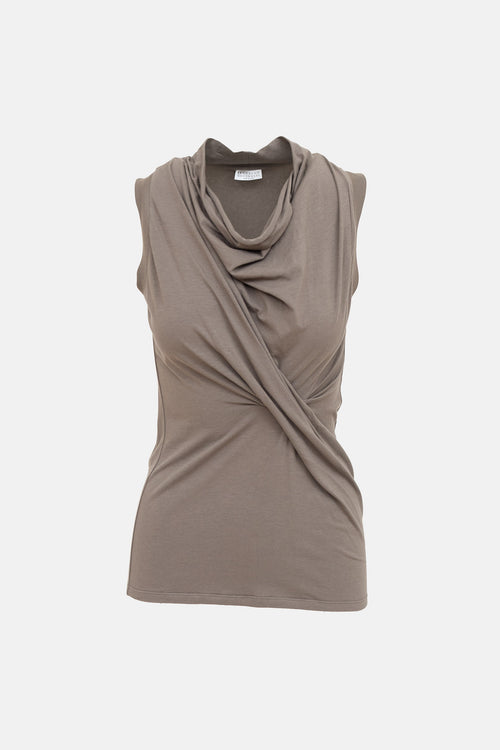 Brunello Cucinelli Monili Sheer Top