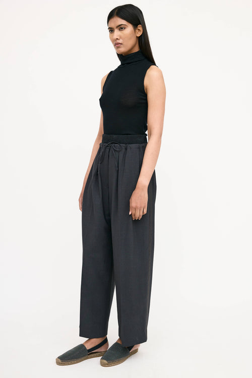 Brunello Cucinelli grey wool trousers