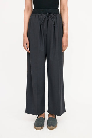 Brunello Cucinelli grey wool trousers