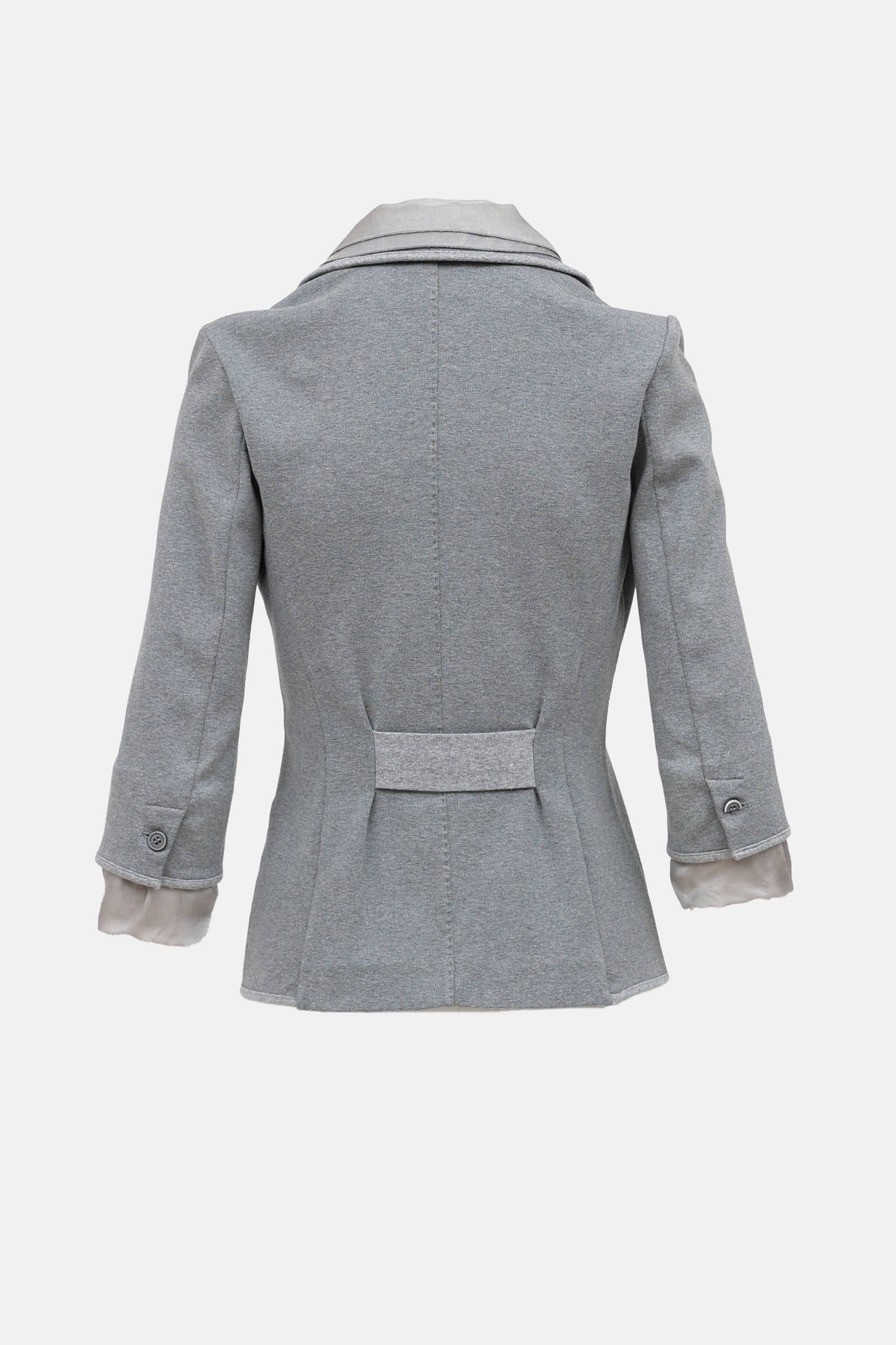  Cotton Ruffle Blazer